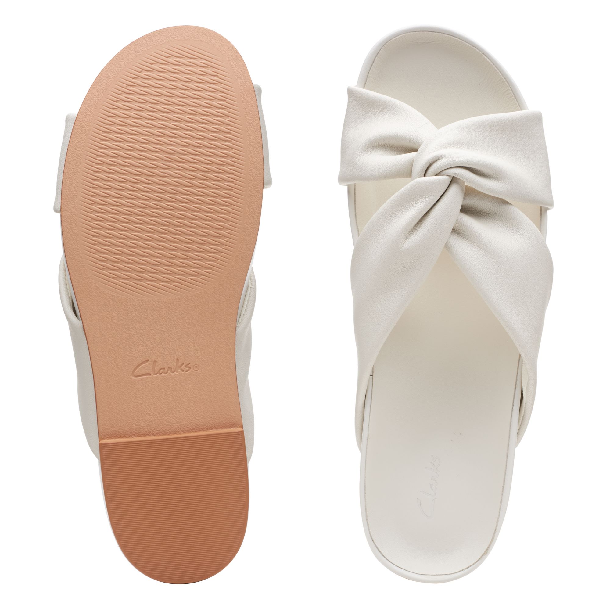 Women Sandals Pure Twist White Leather