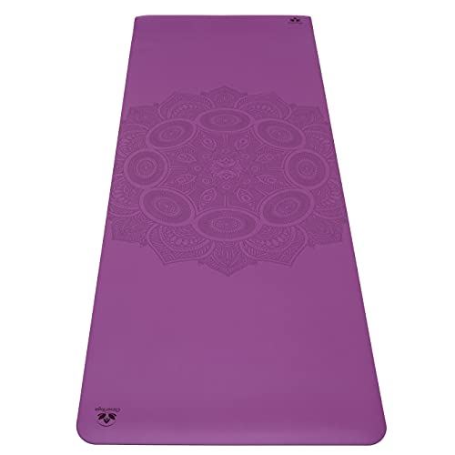 Clever Yoga Premium Non-Slip Yoga Mat. Unbeatable Performance on Grippy Wide and Tall Yoga Mat, Made From Natural Tree Rubber