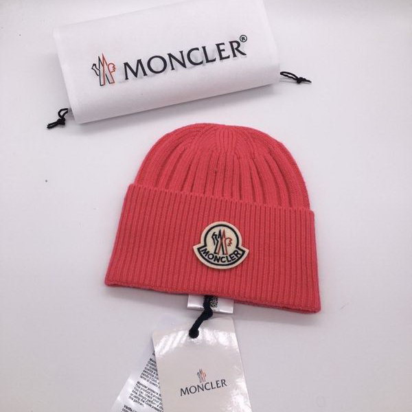 官网同步20秋季最新款-Moncler新款毛线针织帽子，专柜同步，冬季必备款