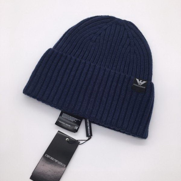 官网同步20秋季最新款-armani新款毛线针织帽子，专柜同步，冬季必备款