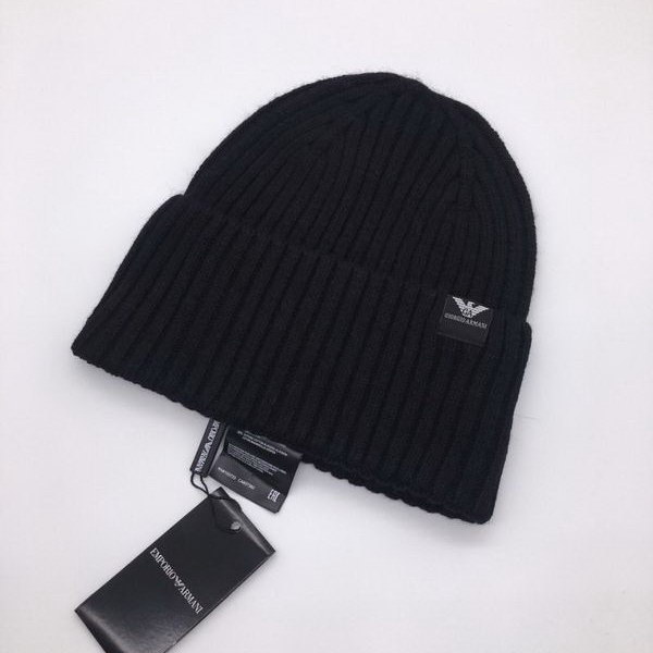 官网同步20秋季最新款-armani新款毛线针织帽子，专柜同步，冬季必备款