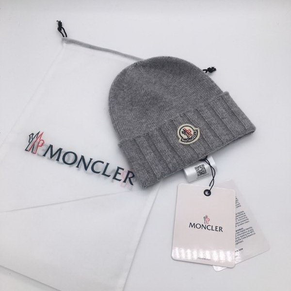 官网同步20秋季最新款-Moncler新款毛线针织帽子，专柜同步，冬季必备款