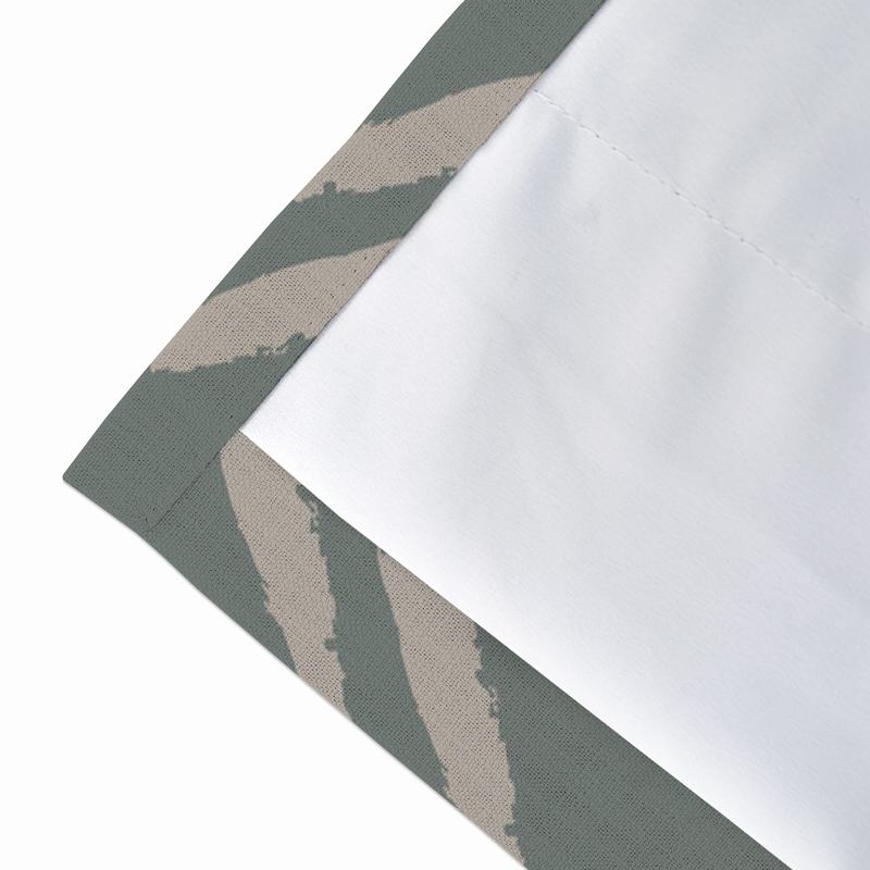 Geometic Print Polyester Linen Curtain Drapery ABSTRACT