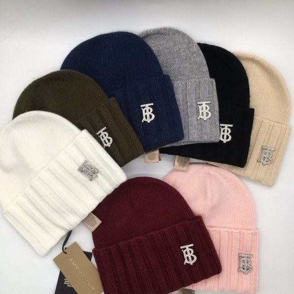 官网同步20秋季最新款-Burberry新款毛线针织帽子，专柜同步，冬季必备款