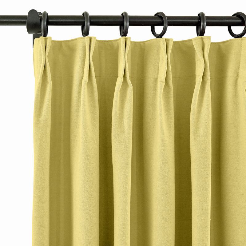 CUSTOM Capri Banana Yellow Blackout Curtains with Liner