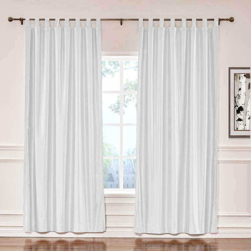 CUSTOM Lao Hang Zhou Egg White Polyester Cotton Curtain