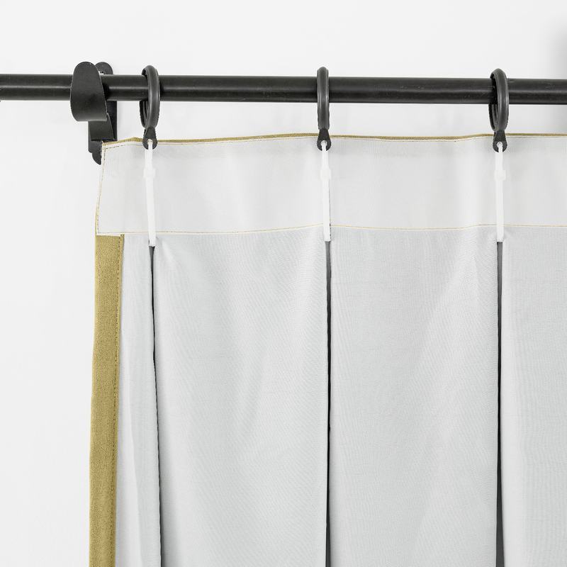 CUSTOM Capri Khaki Blackout Curtains with Liner