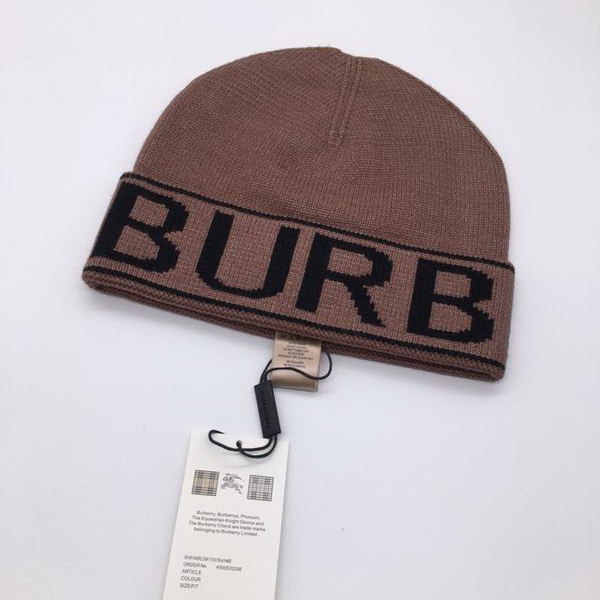 官网同步20秋季最新款-Burberry新款毛线针织帽子，专柜同步，冬季必备款