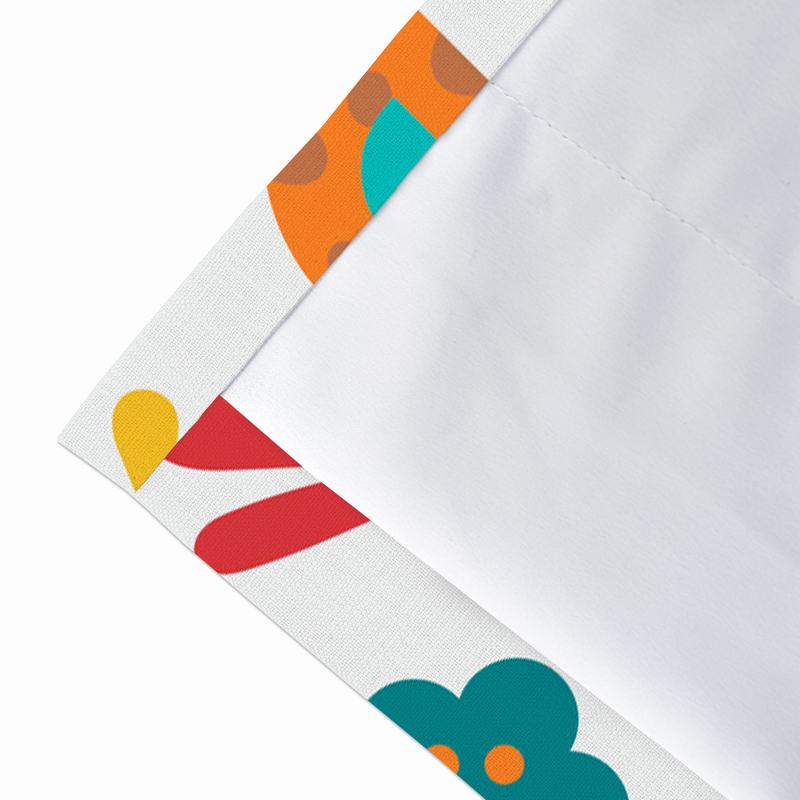 Animals Print Polyester Linen Curtain Drapery HARRY