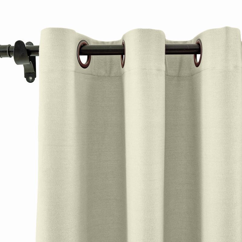 CUSTOM Capri Beige Blackout Curtains with Liner
