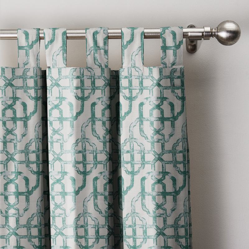 Trellis Window Curtain Lattice Drapery THEA