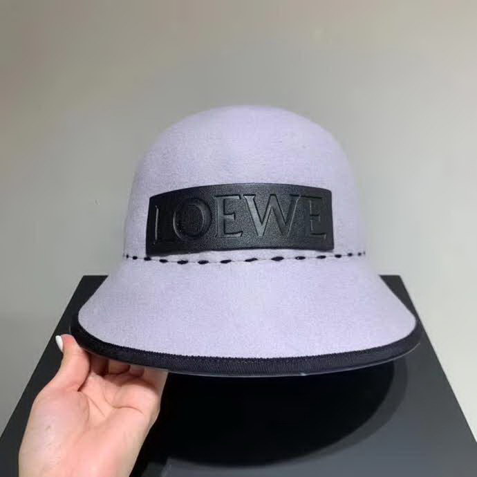 20冬季最新专柜款-罗意威LOEWE2020秋冬新款羊毛礼帽，圆顶盆帽，羊毛