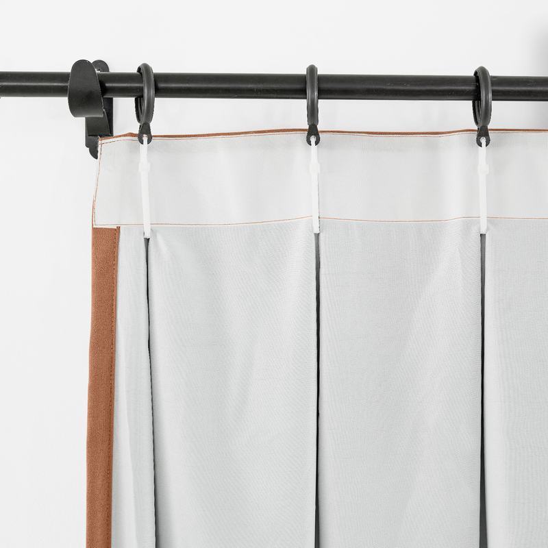 CUSTOM Capri Rust Blackout Curtains with Liner