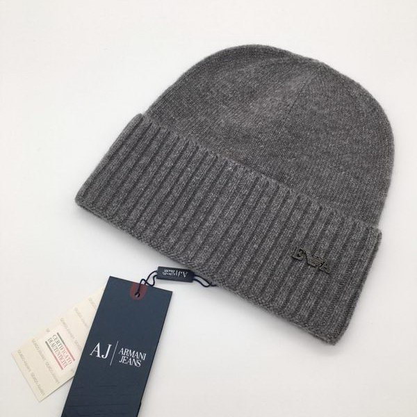 官网同步20秋季最新款-armani新款毛线针织帽子，专柜同步，冬季必备款