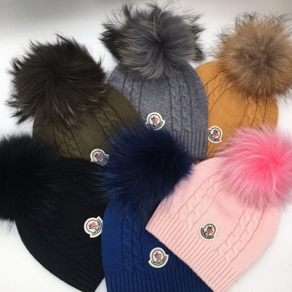 官网同步20秋季最新款-Moncler新款针织帽，独家定制超大毛球，特别火爆，采用精选毛线，手感超柔软，弹性极佳