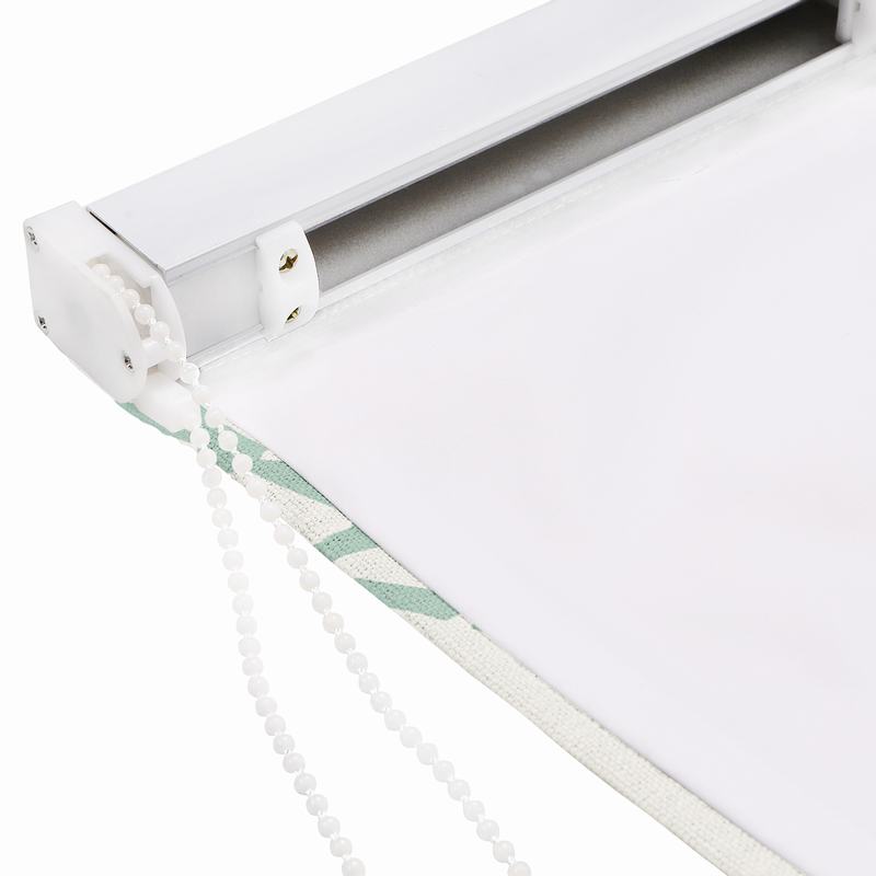 CASHMERE Nature Print Polyester Linen Roman Shade