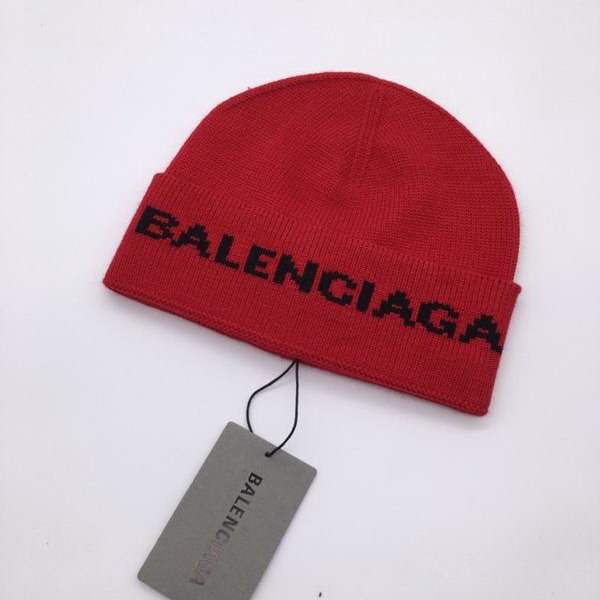 官网同步20秋季最新款-balenciaga新款毛线针织帽子，专柜同步，冬季必备款