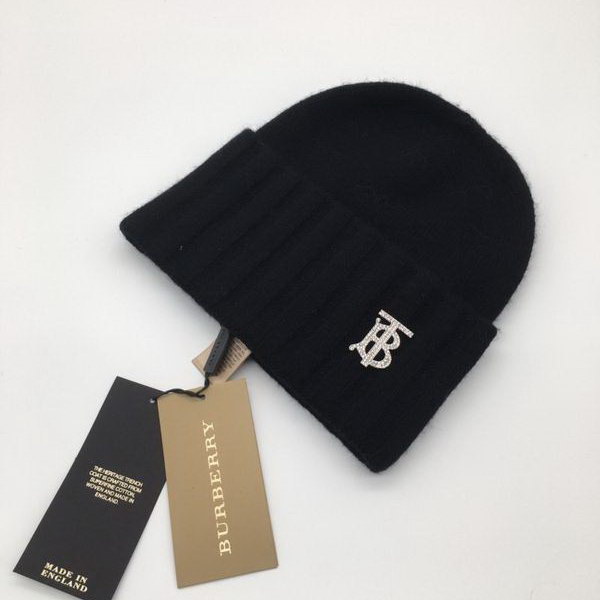 官网同步20秋季最新款-Burberry新款毛线针织帽子，专柜同步，冬季必备款