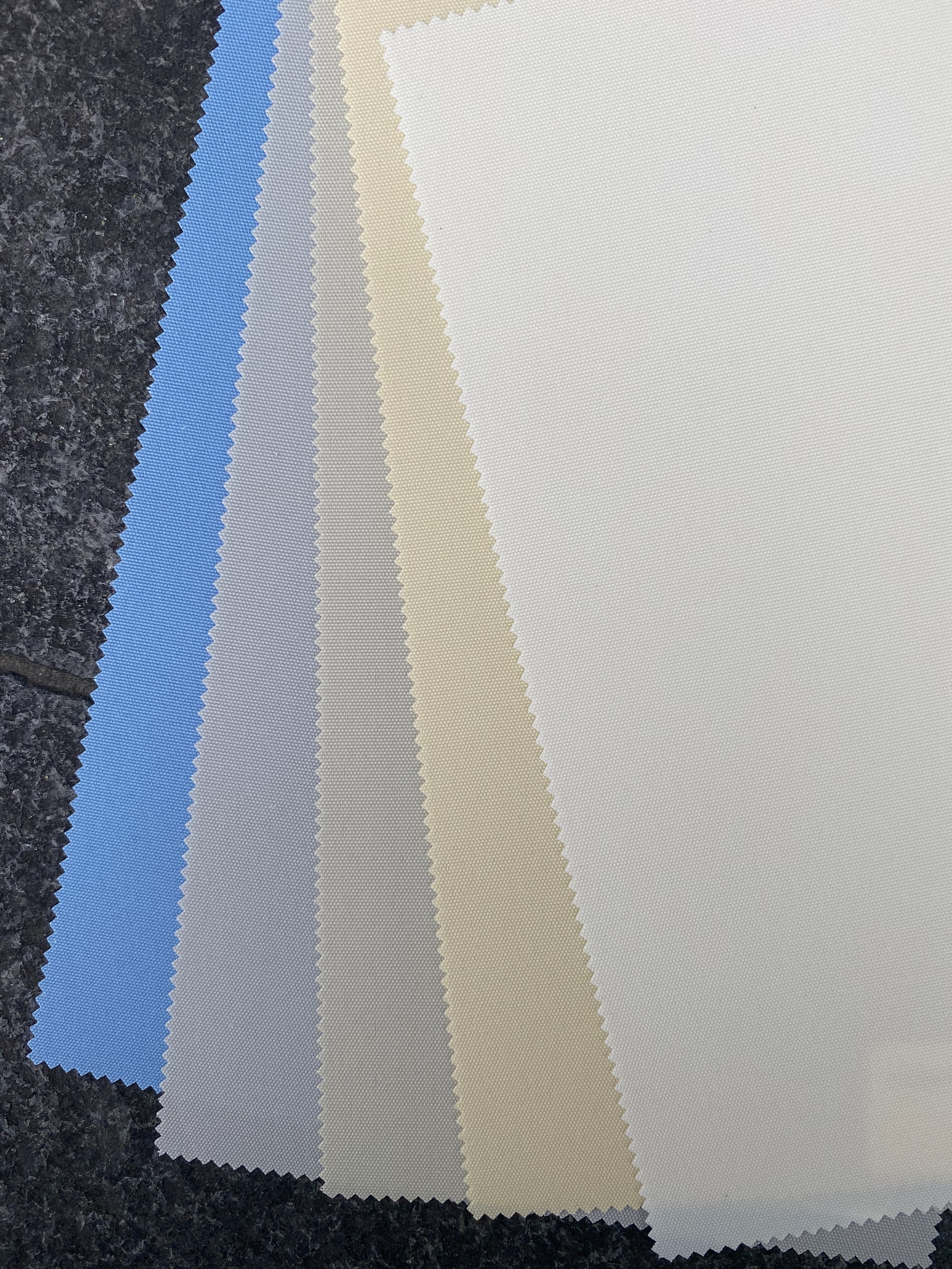 HYMAN Window Roller Shade with Valance Cover Loop Control Light Filtering Roller Shades For Bath Living Kitchen Dining Room and Office