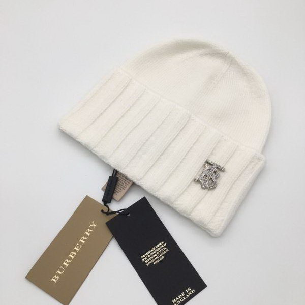 官网同步20秋季最新款-Burberry新款毛线针织帽子，专柜同步，冬季必备款