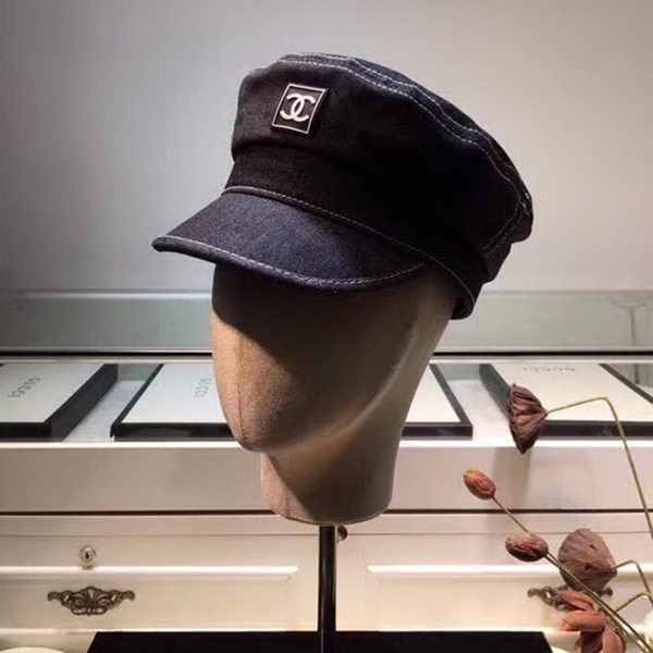 20冬季最新专柜款-Chanel小香牛仔系列海军帽 百搭单品，舒适休闲