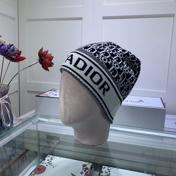 官网同步20秋季最新款-Dior新款毛线针织帽子，专柜同步，冬季必备款