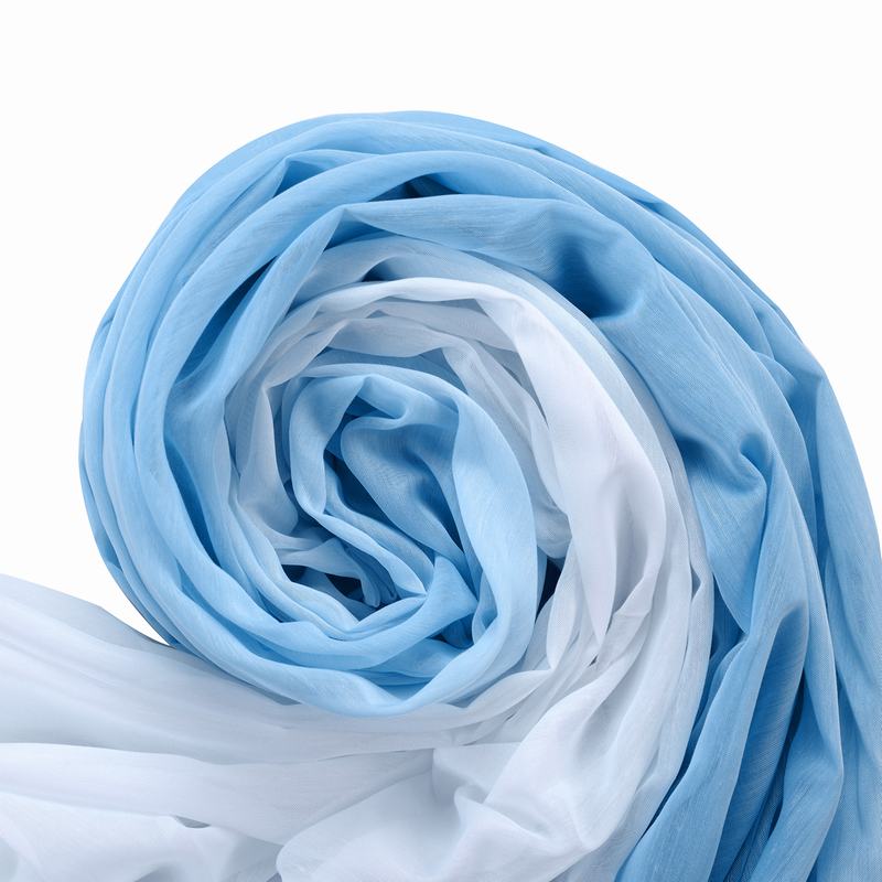 HANNA Gradient Ombre Sheer Curtain Tulle Gradual Drapery