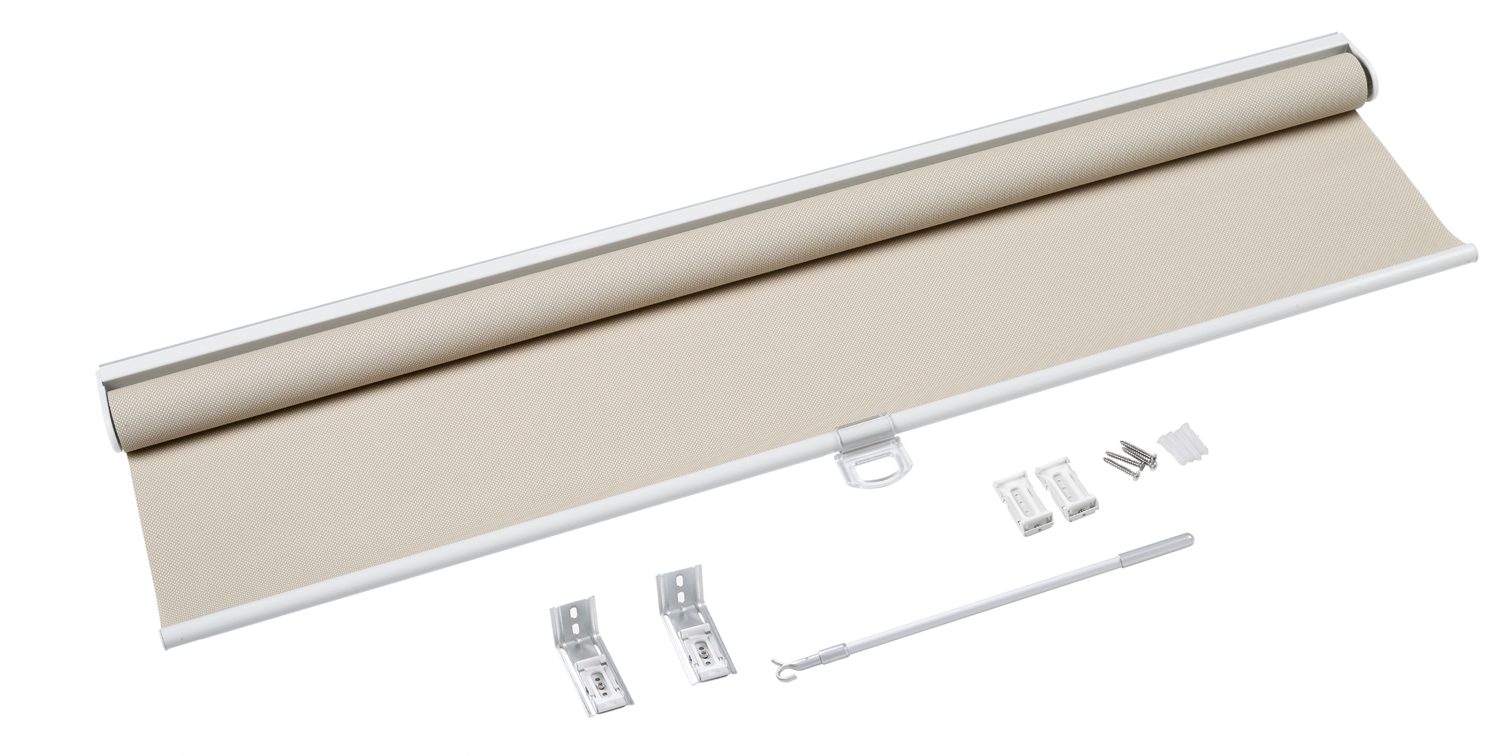 TAYLOR 60% Blackout Blinds Shade Spring Cordless Roller Shade for Living Dining and Bedroom