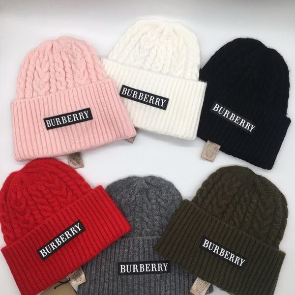 官网同步20秋季最新款-Burberry新款毛线针织帽子，专柜同步，冬季必备款