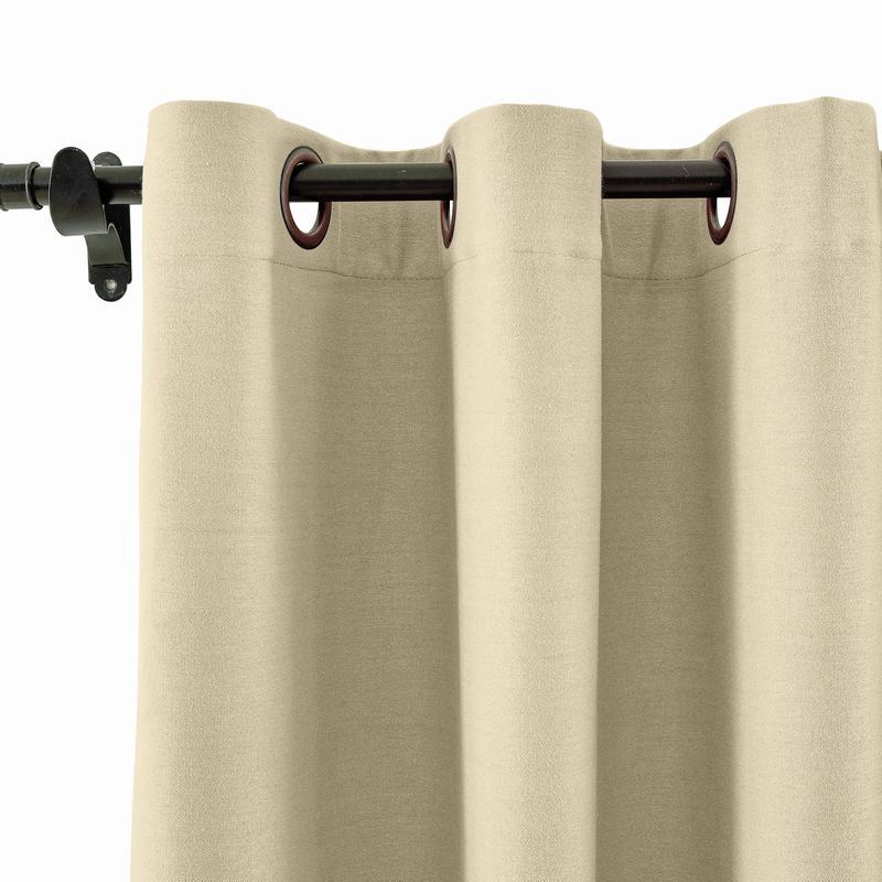 CUSTOM Capri Flax Blackout Curtains with Liner