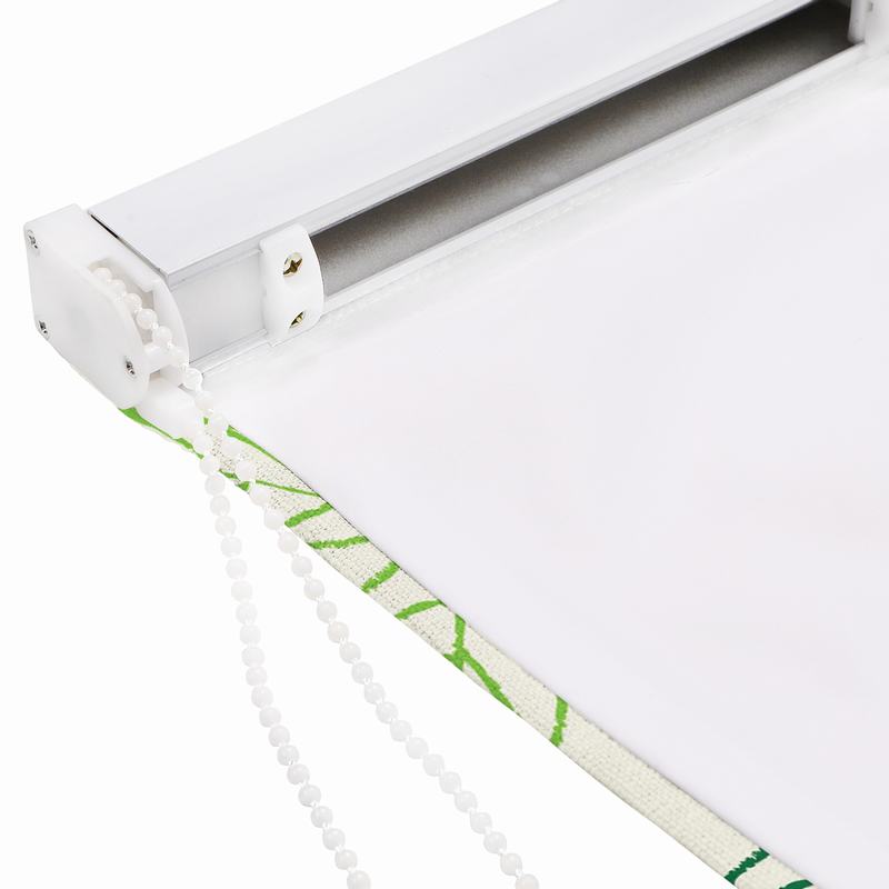 TUSCANY Nature Print Polyester Linen Roman Shade