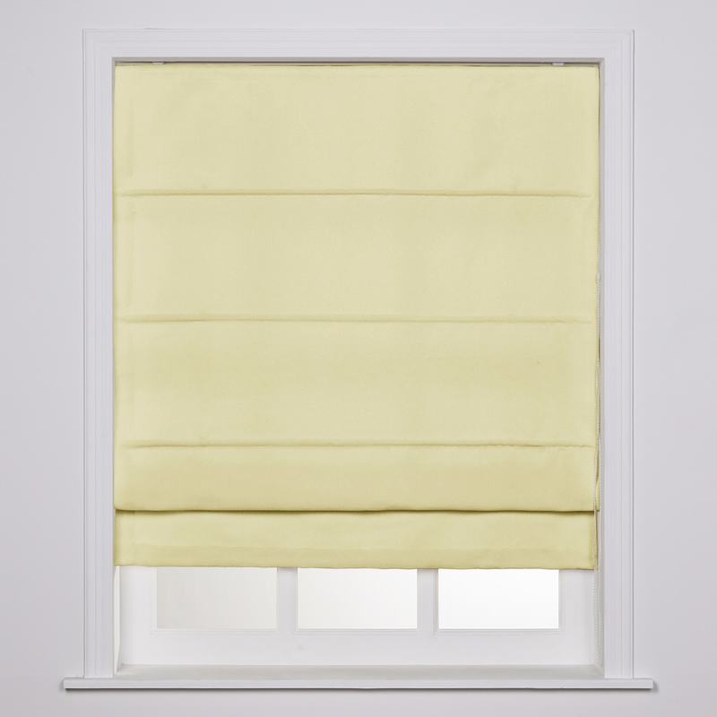 YEFFA Polyester Room Darkening Roman Shade