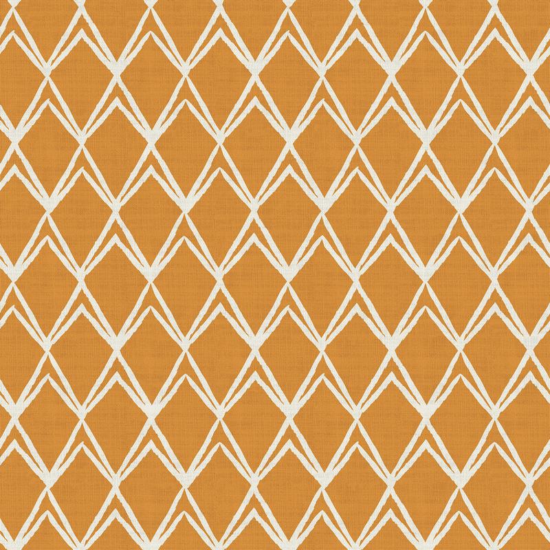 Geometric Print Polyester Linen Curtain Drapery JULIAN