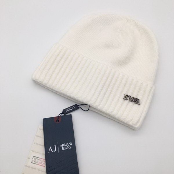 官网同步20秋季最新款-armani新款毛线针织帽子，专柜同步，冬季必备款