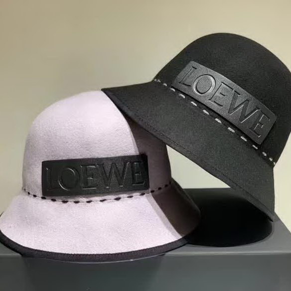 20冬季最新专柜款-罗意威LOEWE2020秋冬新款羊毛礼帽，圆顶盆帽，羊毛