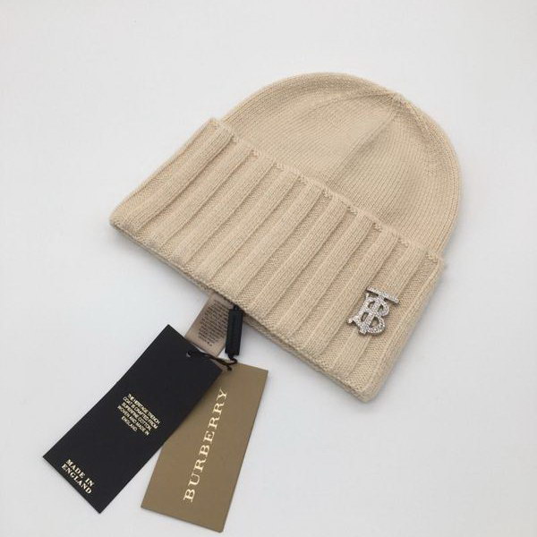 官网同步20秋季最新款-Burberry新款毛线针织帽子，专柜同步，冬季必备款