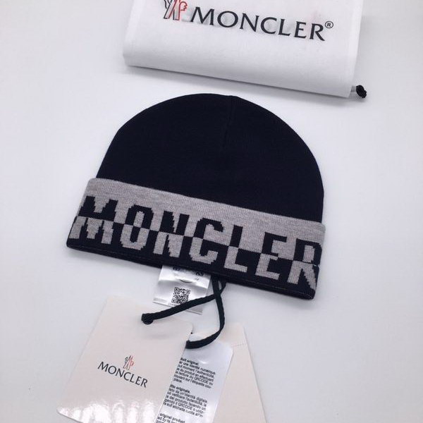 官网同步20秋季最新款-Moncler新款毛线针织帽子，专柜同步，冬季必备款