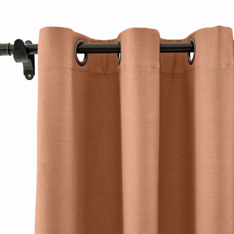 CUSTOM Capri Rust Blackout Curtains with Liner
