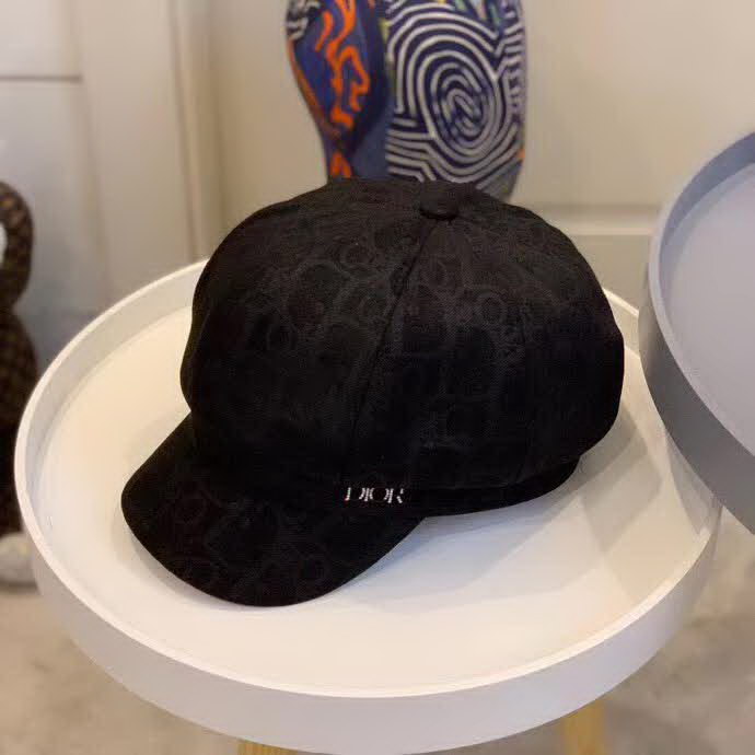 20冬季最新专柜款-Dior专柜同款极简高级斜纹纯棉军帽！帽型纯原版开模这款吃土也要入手，必须自留