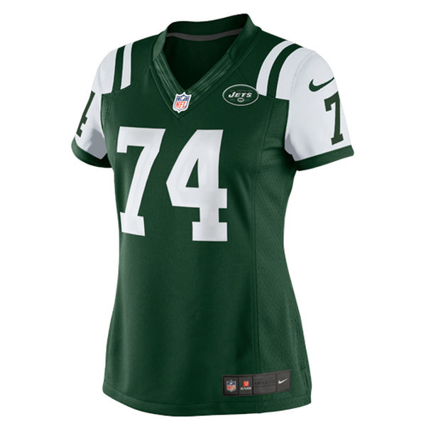Women's New York Jets Nick Mangold Nike Green Limited Jersey