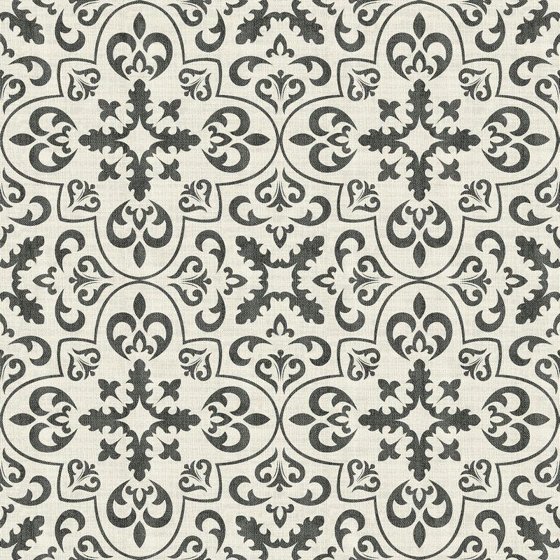 Geometric Print Polyester Linen Curtain Drapery MOBILIZATION