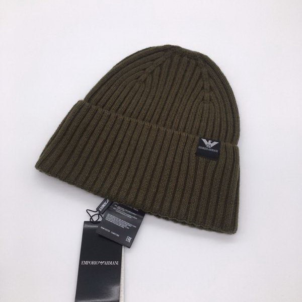 官网同步20秋季最新款-armani新款毛线针织帽子，专柜同步，冬季必备款