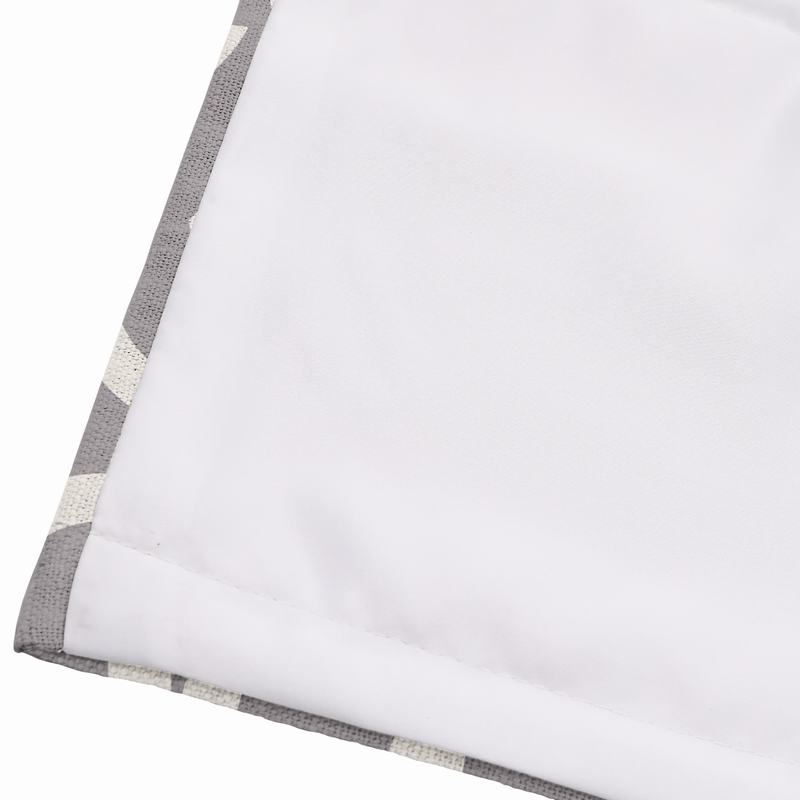 JOYCE Abstract Print Polyester Linen Room Darkening Roman Shade241