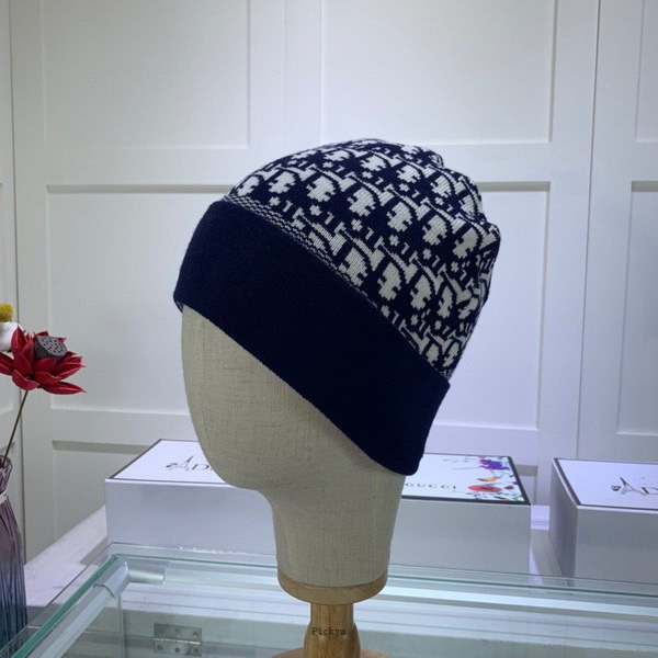 官网同步20秋季最新款-Dior新款毛线针织帽子，专柜同步，冬季必备款