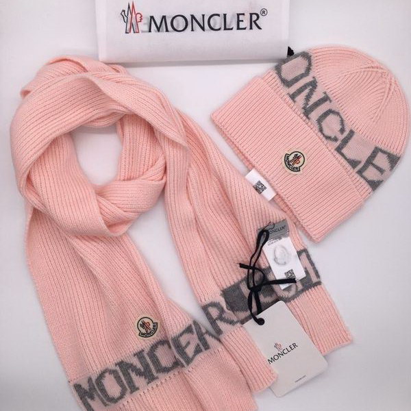 官网同步20秋季最新款-Moncler二​件套系‌列 围巾‎，帽子经‌典‎系‎列，精​致美感，精选毛线，手感超柔软，冬季必备款