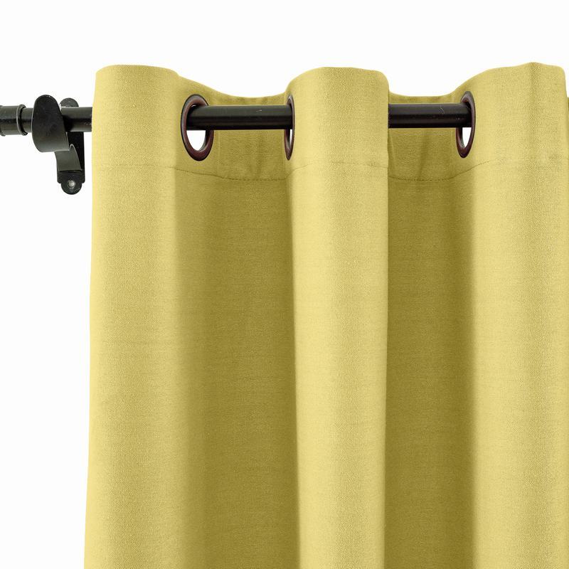 CUSTOM Capri Banana Yellow Blackout Curtains with Liner