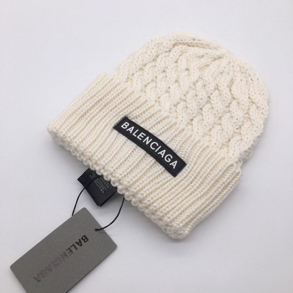 官网同步20秋季最新款-balenciaga新款毛线针织帽子，专柜同步，冬季必备款