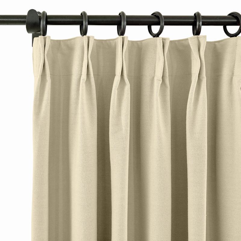 CUSTOM Capri Flax Blackout Curtains with Liner