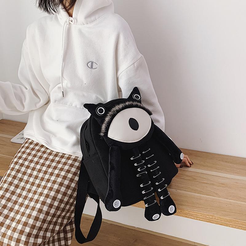 Monster Canvas Casual Backpack EG0573