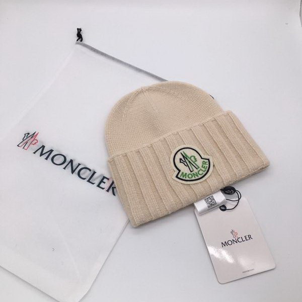 官网同步20秋季最新款-Moncler新款毛线针织帽子，专柜同步，冬季必备款